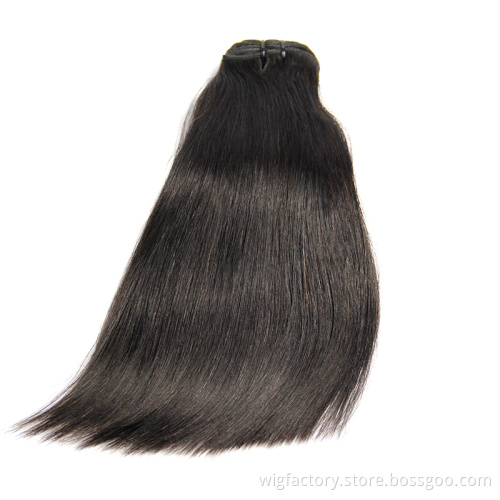 shopping websites 100% virgin human double drawn indian hair, straight hair weave indian remy human hair